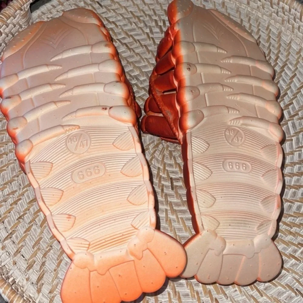Lobster sandals, lobster sandals, unisex, lobster shoes, pool shoes, beach party